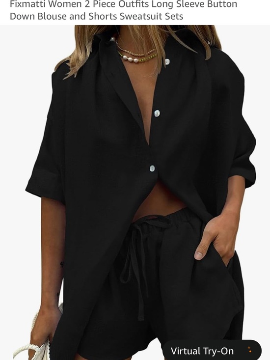 Amazon Pants - Amazon Black Women's Drawstring Relaxed Shorts